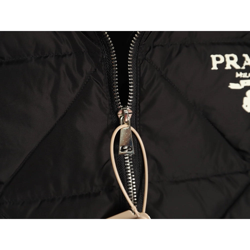 Prada diamond down patchwork jacket TSK1,Cheap Replica Reps Prada