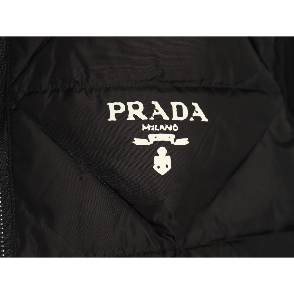 Prada diamond down patchwork jacket TSK1,Cheap Replica Reps Prada