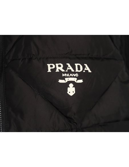 Prada diamond down patchwork jacket TSK1,Cheap Replica Reps Prada