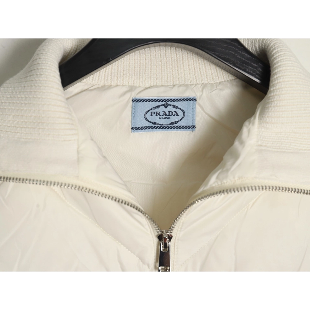 Prada diamond down patchwork jacket,Cheap Replica Reps Prada