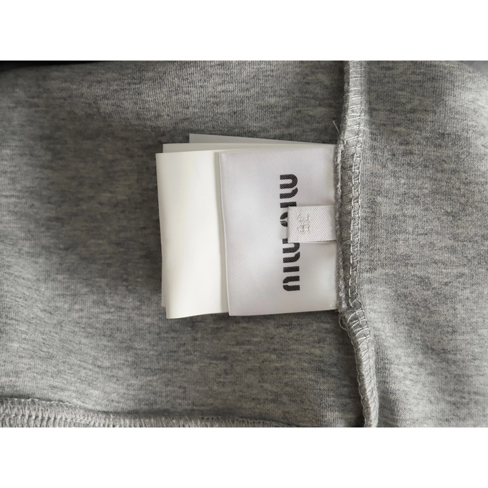 Miu Miu lettering patch zipup jacket,Cheap Replica Reps Miu Miu