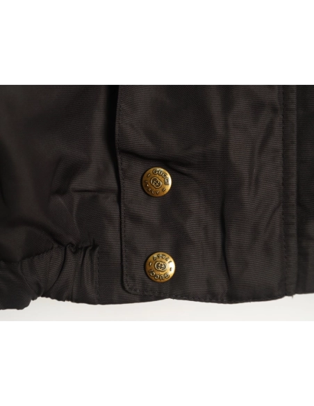 Gucci Web Double G allover print reversible jacket,Cheap Replica Reps Gucci