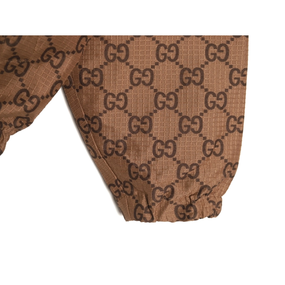 Gucci Web Double G allover print reversible jacket,Cheap Replica Reps Gucci