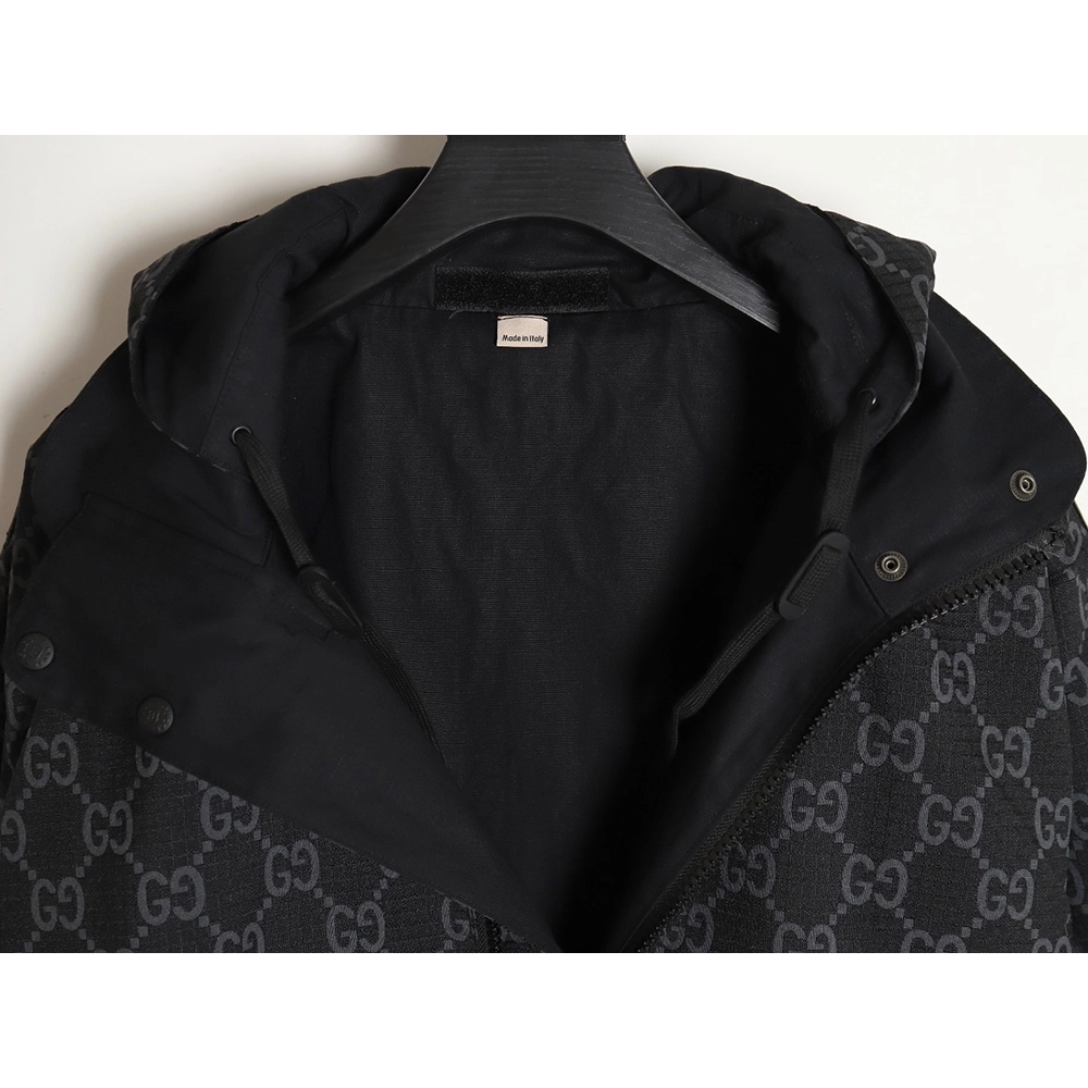 Gucci doublesided oldfashioned Indonesian dragon check jacket,Cheap Replica Reps Gucci