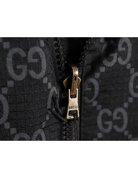 Gucci doublesided oldfashioned Indonesian dragon check jacket,Cheap Replica Reps Gucci