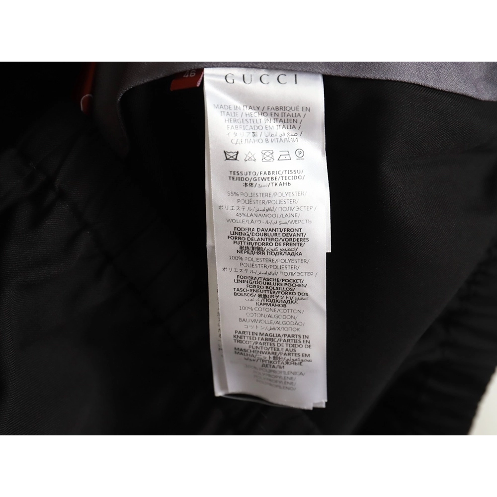 Gucci striped collar detachable collar jacket,Cheap Replica Reps Gucci