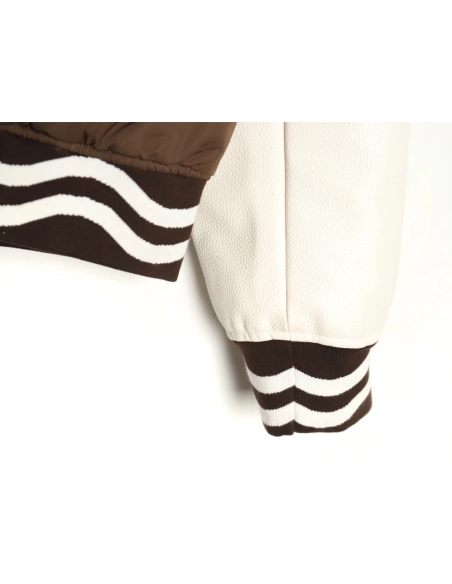 Louis Vuitton floral patch baseball jacket,Cheap Replica Reps Louis Vuitton
