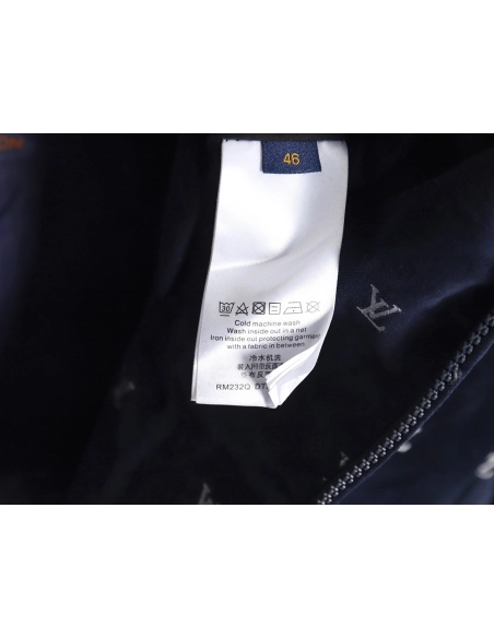 Louis Vuitton allover printed velvet cotton jacket,Cheap Replica Reps Louis Vuitton