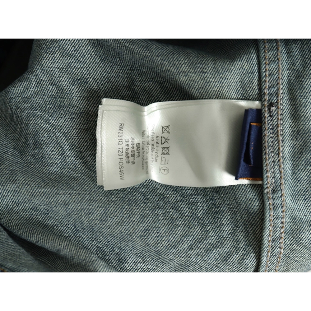 Louis Vuitton embossed monogram denim jacket 4652,Cheap Replica Reps Louis Vuitton