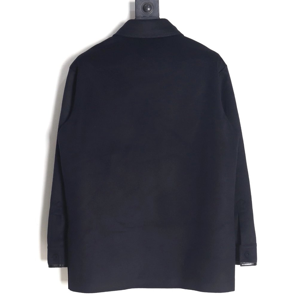 Fendi GOTO zipper pocket cashmere jacket,Cheap Replica Reps Fendi