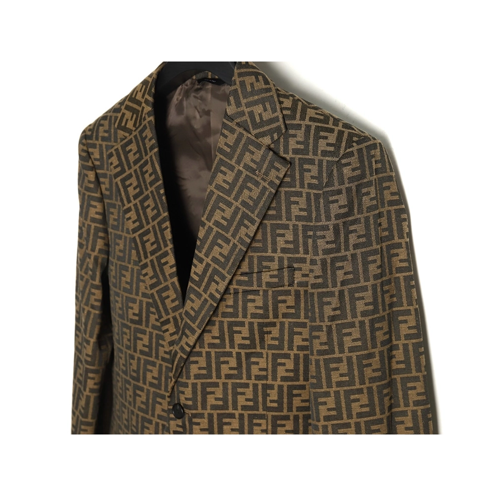 Fendi all over print FF suit jacket 4652,Cheap Replica Reps Fendi