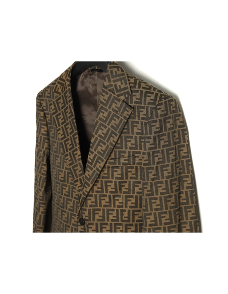 Fendi all over print FF suit jacket 4652,Cheap Replica Reps Fendi