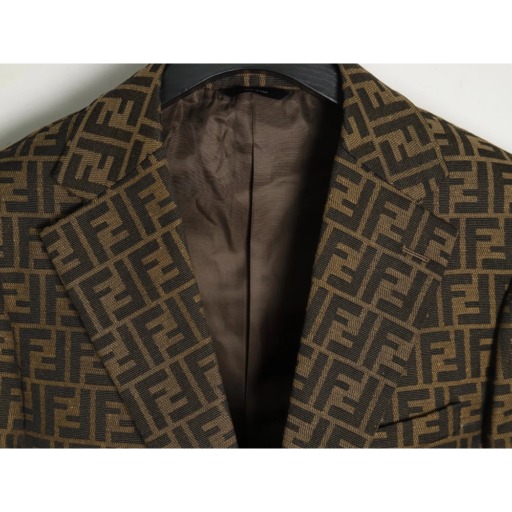 Fendi all over print FF suit jacket 4652,Cheap Replica Reps Fendi