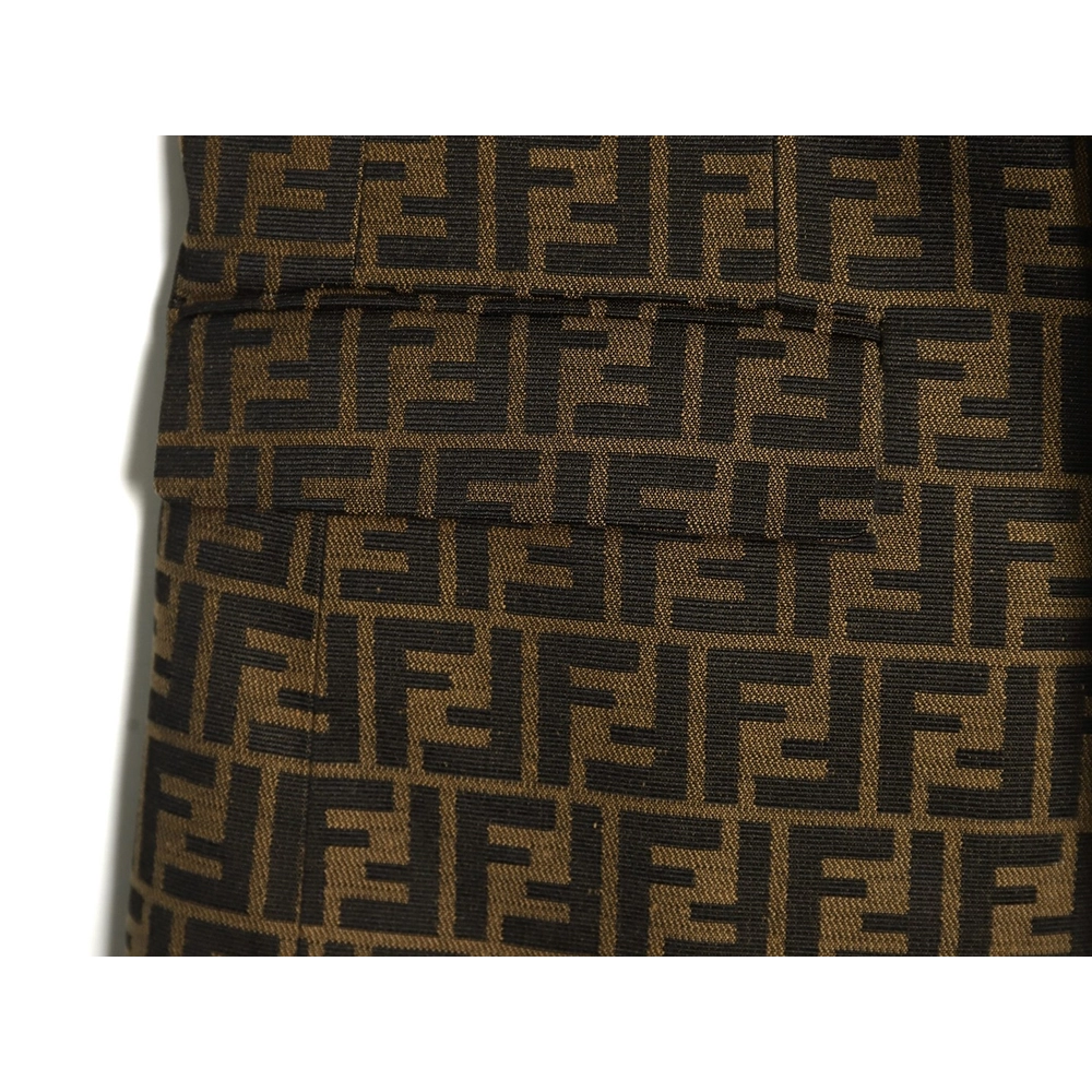 Fendi all over print FF suit jacket 4652,Cheap Replica Reps Fendi