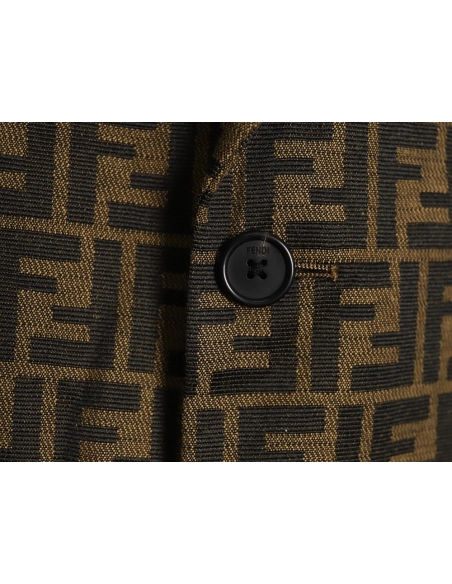 Fendi all over print FF suit jacket 4652,Cheap Replica Reps Fendi