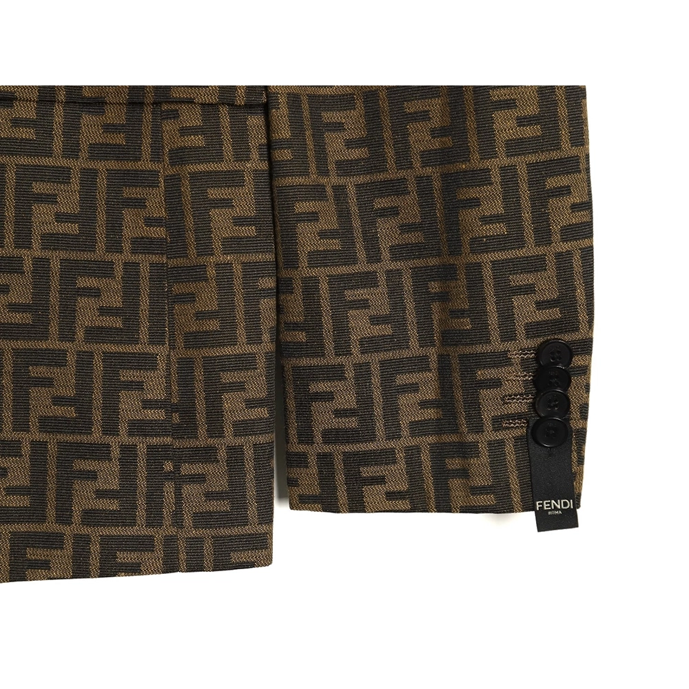 Fendi all over print FF suit jacket 4652,Cheap Replica Reps Fendi