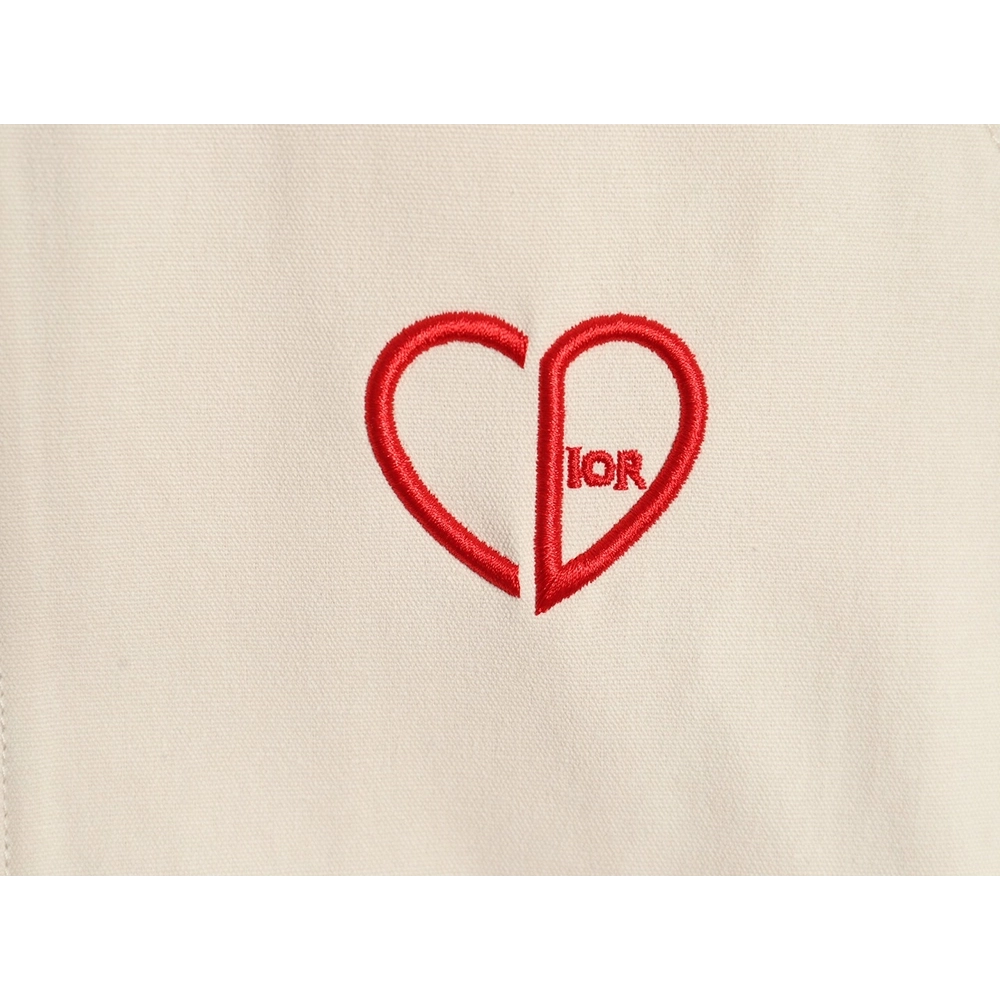 Dior embroidered heart cropped jacket,Cheap Replica Reps Dior