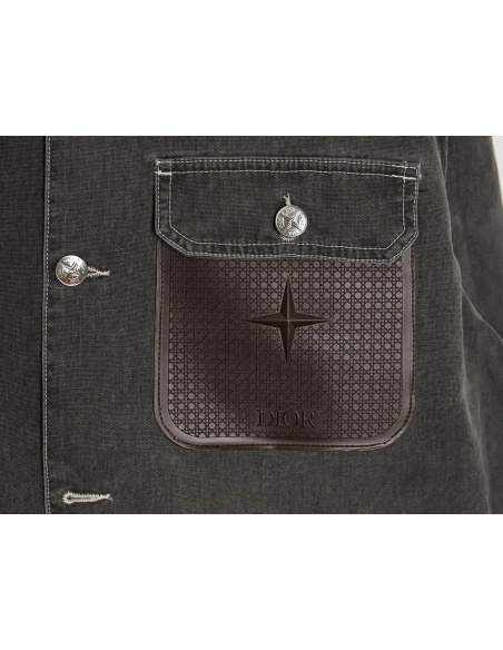 Dior x Stone Island cobranded pocket jacket TSK1,Cheap Replica Reps Dior