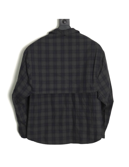 Balenciaga Detachable Oversized Deconstructed TwoPiece Shirt Jacket,Cheap Replica Reps Balenciaga