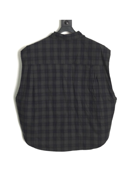 Balenciaga Detachable Oversized Deconstructed TwoPiece Shirt Jacket,Cheap Replica Reps Balenciaga