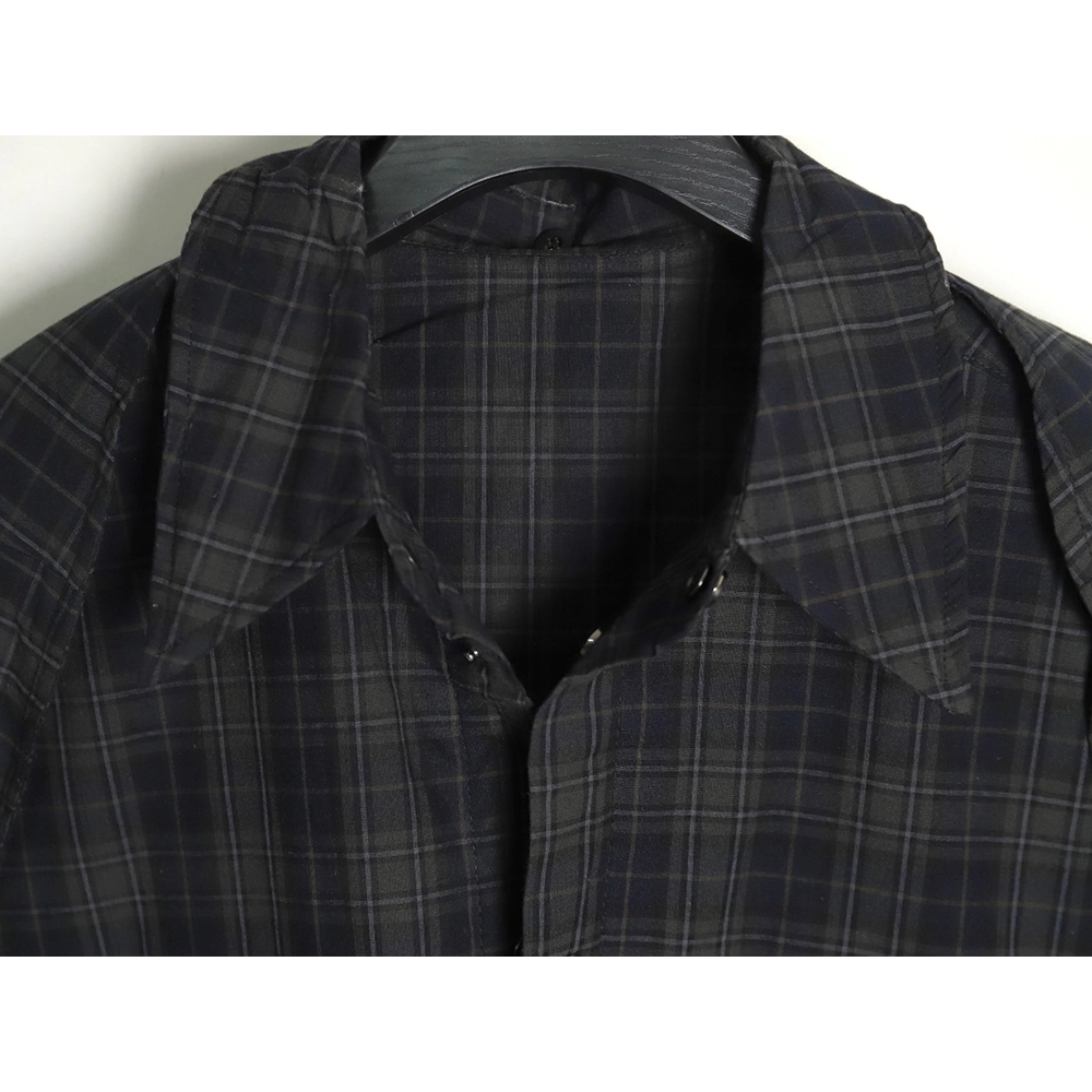 Balenciaga Detachable Oversized Deconstructed TwoPiece Shirt Jacket,Cheap Replica Reps Balenciaga