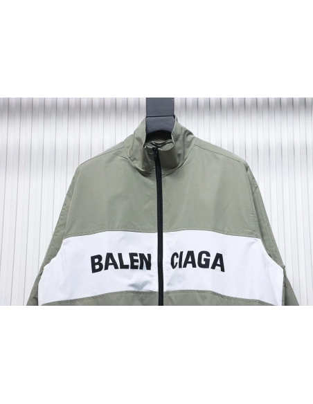 Balenciaga patchwork contrast color jacket,Cheap Replica Reps Balenciaga
