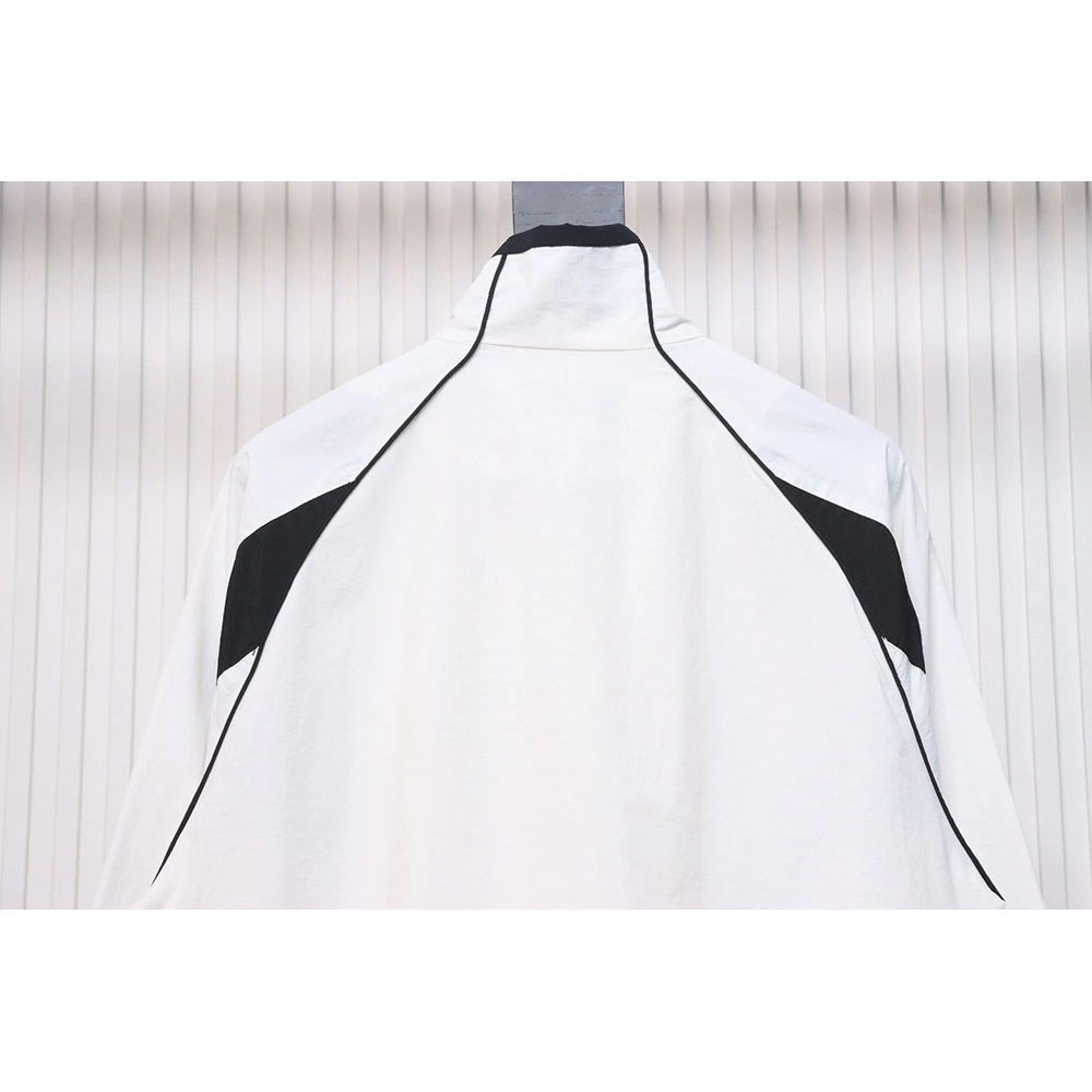 Balenciaga red and white stitching sports jacket,Cheap Replica Reps Balenciaga