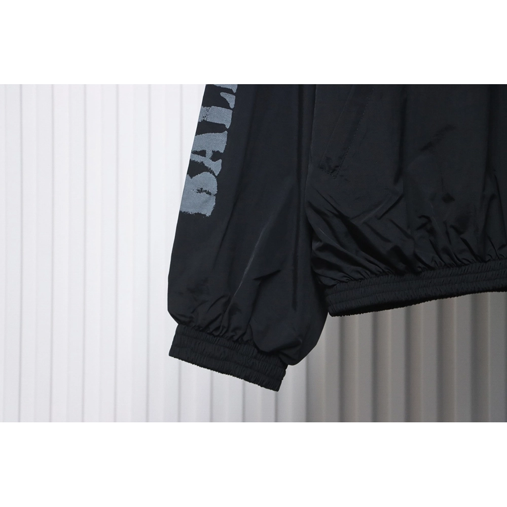 Balenciaga Blurred Lettering Print Track Jacket,Cheap Replica Reps Balenciaga