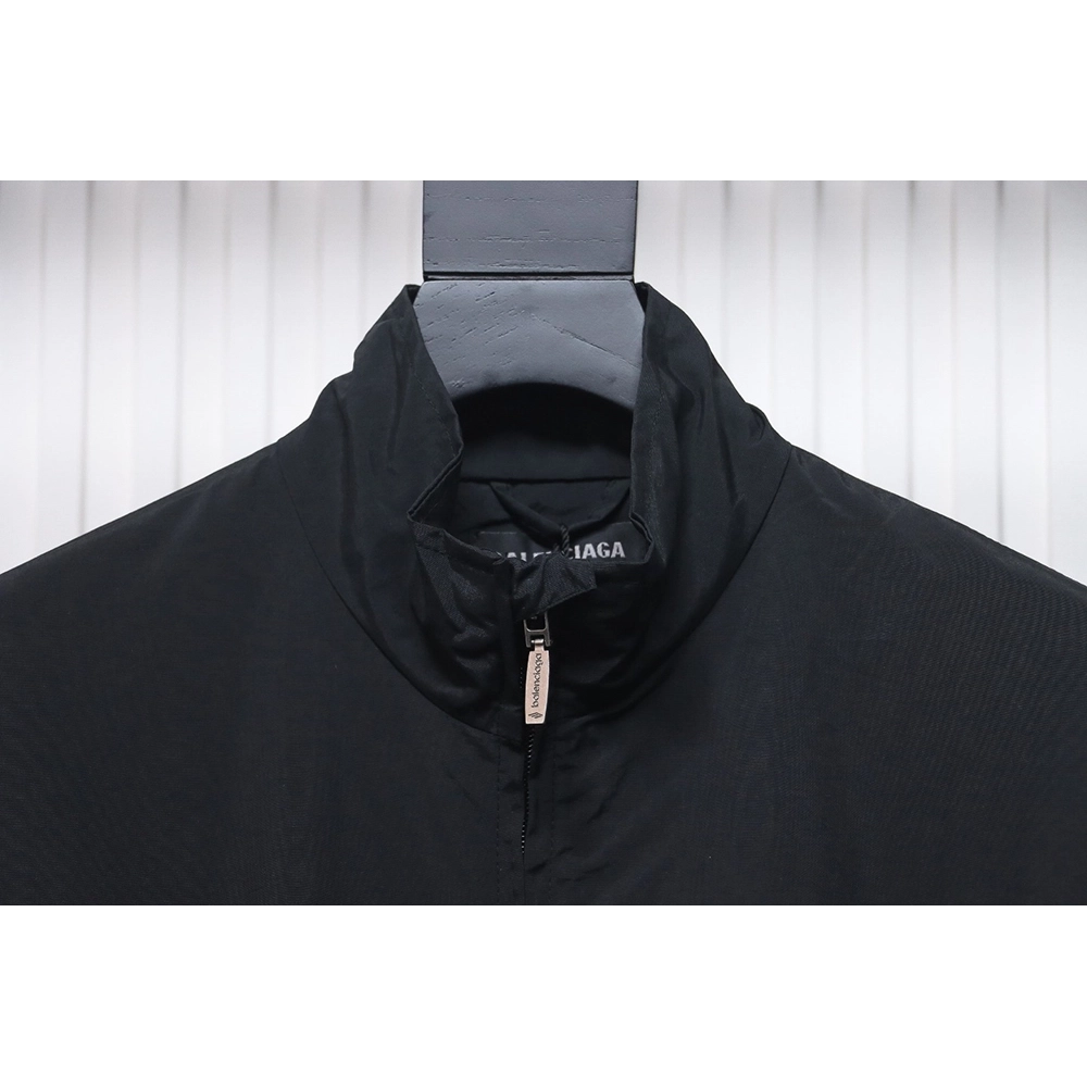 Balenciaga Blurred Lettering Print Track Jacket,Cheap Replica Reps Balenciaga