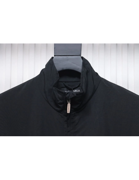 Balenciaga Blurred Lettering Print Track Jacket,Cheap Replica Reps Balenciaga