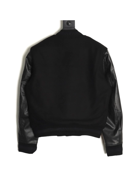 Givenchy 4G Logo leather baseball jacket,Cheap Replica Reps Givenchy