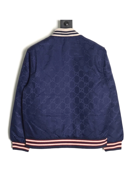 Gucci allover double G jacquard reversible quilted jacket,Cheap Replica Reps Gucci