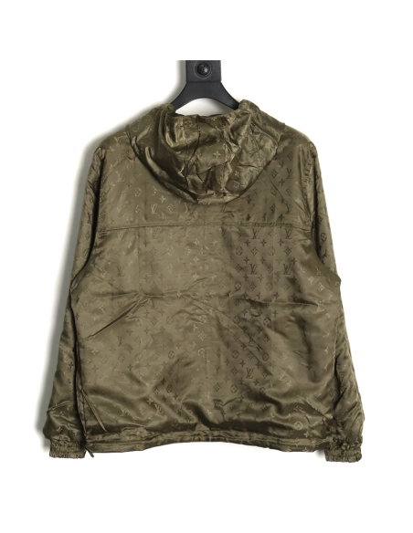 Louis Vuitton Doublesided Jacket with Jacquard Pattern,Cheap Replica Reps Louis Vuitton