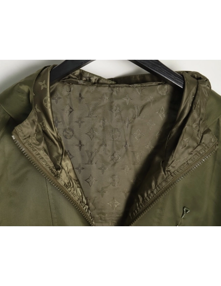 Louis Vuitton Doublesided Jacket with Jacquard Pattern,Cheap Replica Reps Louis Vuitton