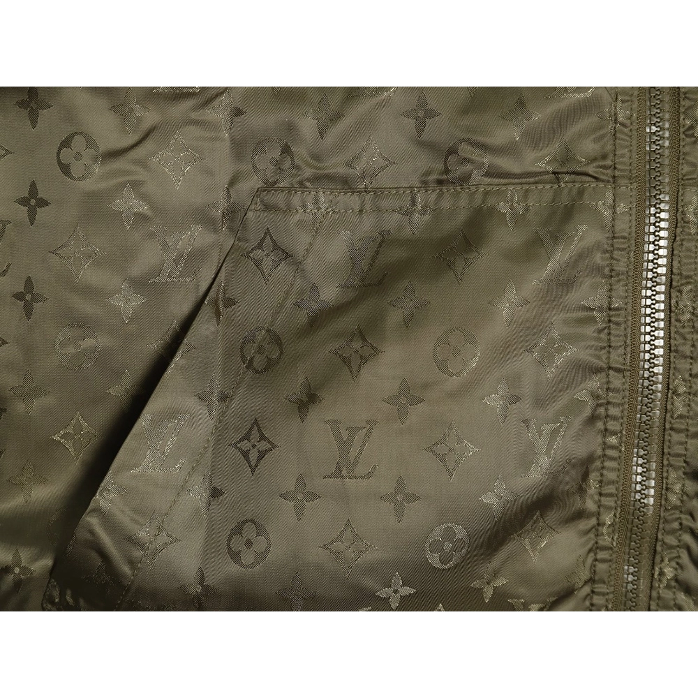 Louis Vuitton Doublesided Jacket with Jacquard Pattern,Cheap Replica Reps Louis Vuitton