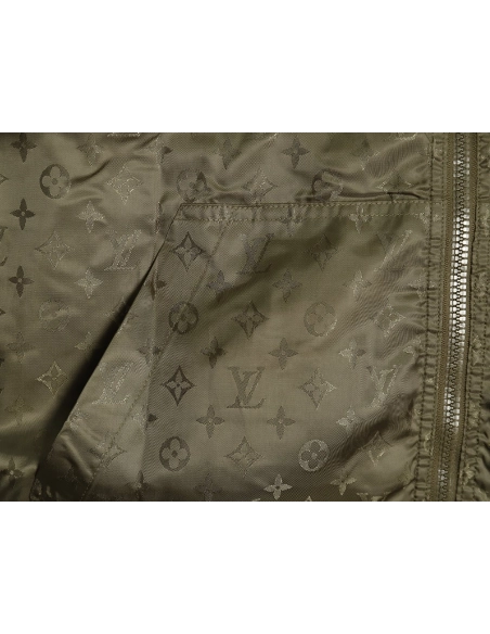 Louis Vuitton Doublesided Jacket with Jacquard Pattern,Cheap Replica Reps Louis Vuitton