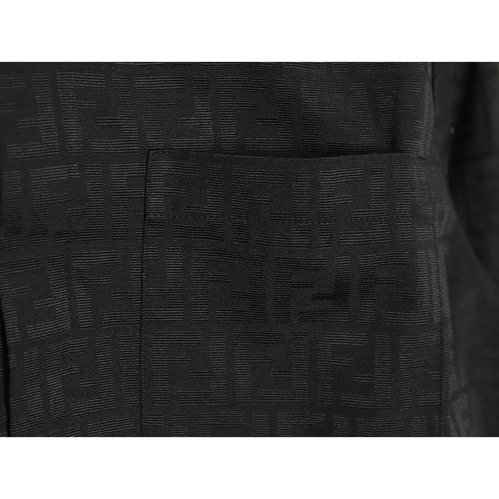 Fendi FF print longsleeved shirt jacket TSK1,Cheap Replica Reps Fendi
