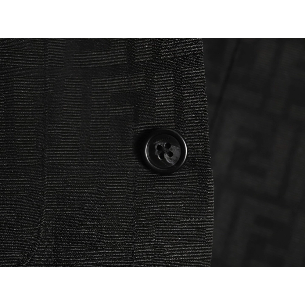Fendi FF print longsleeved shirt jacket TSK1,Cheap Replica Reps Fendi