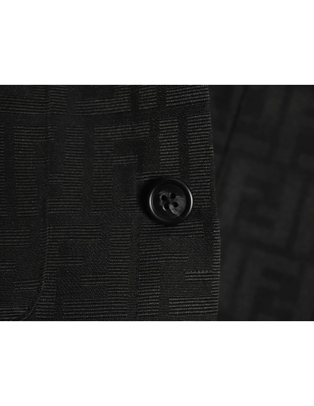 Fendi FF print longsleeved shirt jacket TSK1,Cheap Replica Reps Fendi