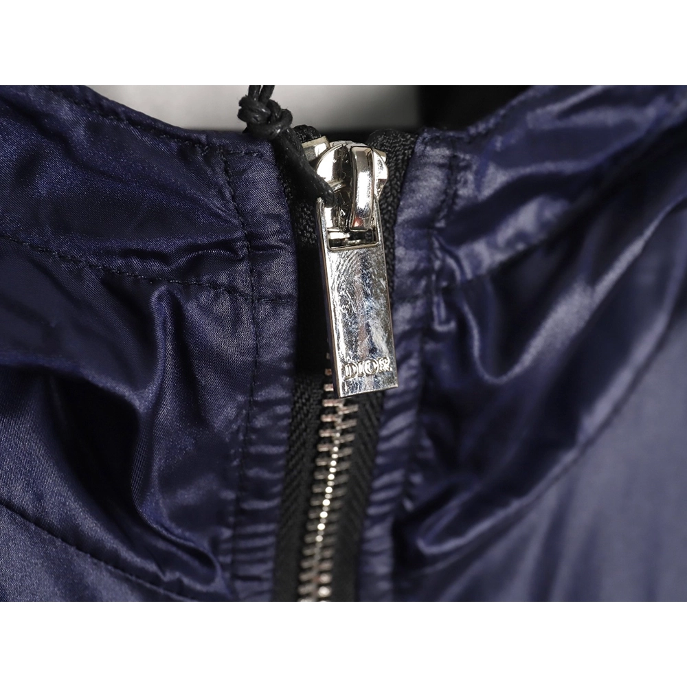 Dior Sleeve Badge Jacquard Silk Hooded Jacket,Cheap Replica Reps Dior