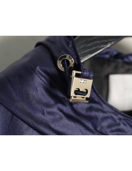 Dior Sleeve Badge Jacquard Silk Hooded Jacket,Cheap Replica Reps Dior