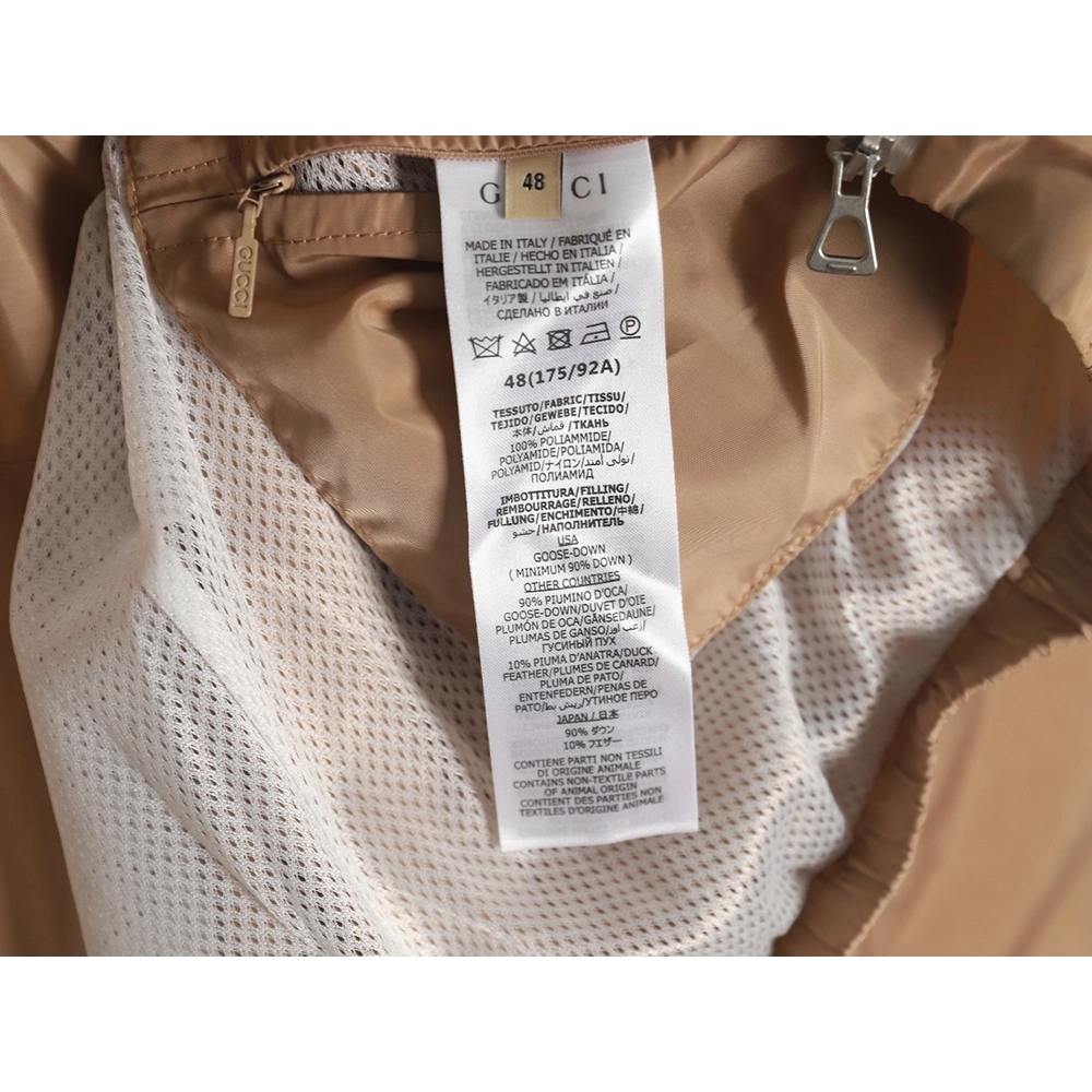 Gucci Line design zip pocket hooded windbreaker jacket,Cheap Replica Reps Gucci