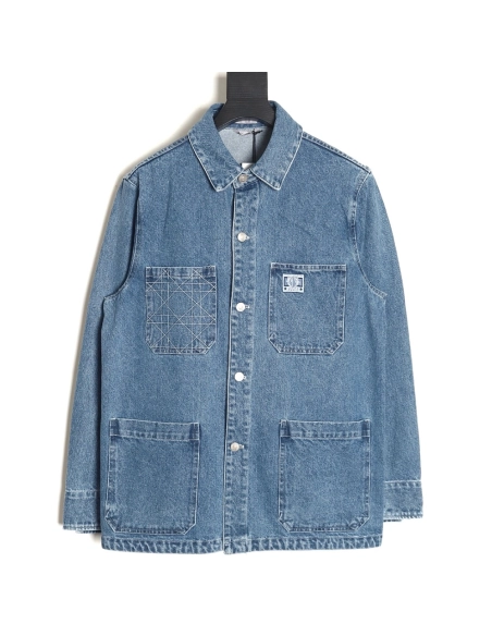 Dior Cangue Denim Worker Jacket SXL,Cheap Replica Reps Dior
