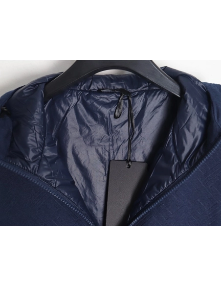 Fendi monogram pattern zipper hooded jacket,Cheap Replica Reps Fendi