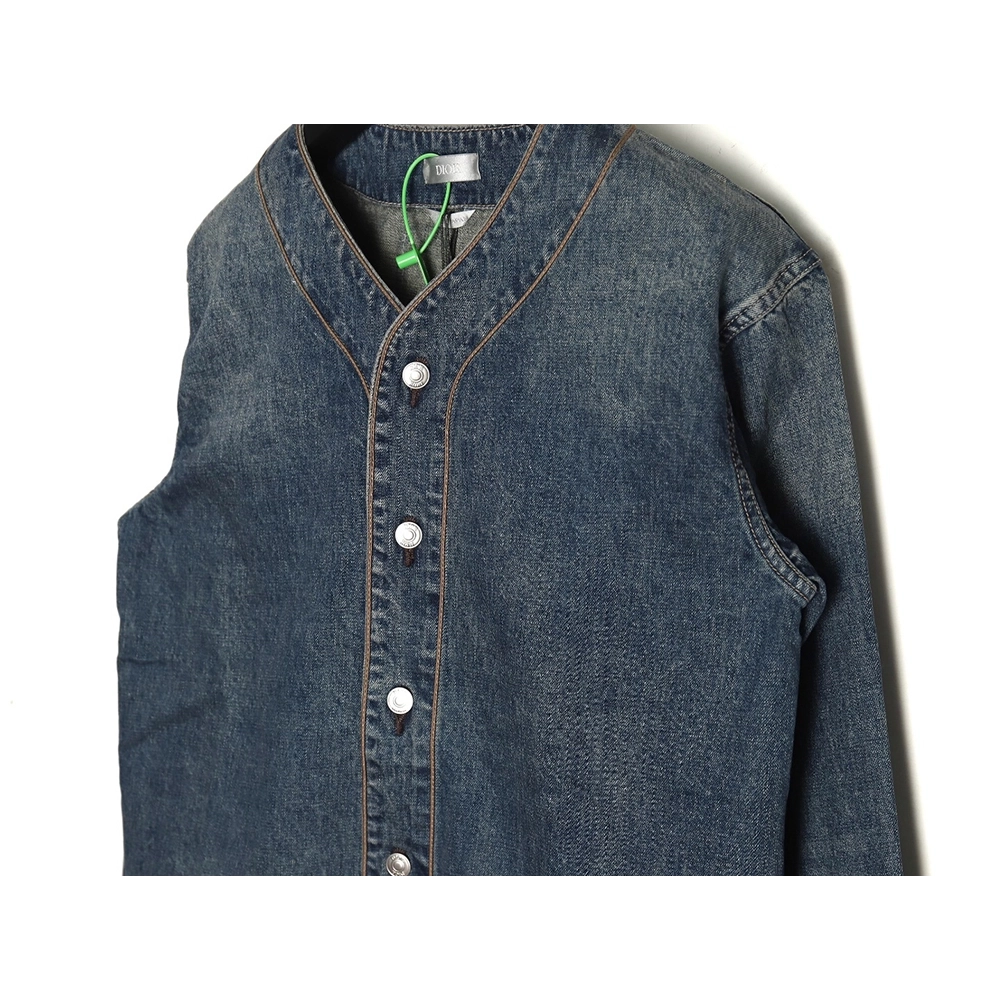 Dior Denim Baseball Jacket,Cheap Replica Reps Dior