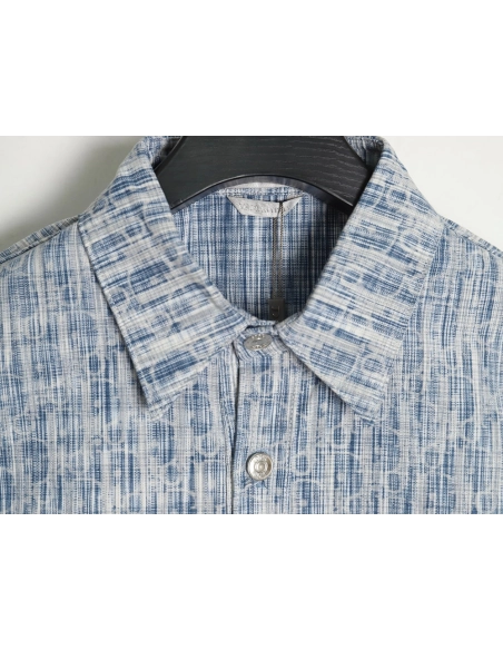 Dior classic all over print monogram denim shirt jacket 3841,Cheap Replica Reps Dior