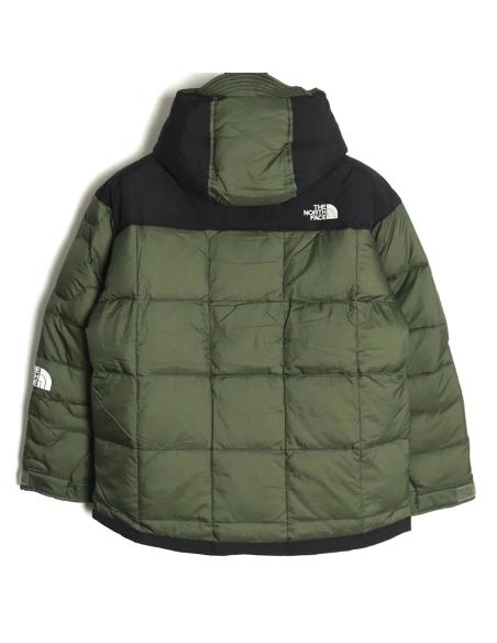 The North Face colorblock print zipup hooded down jacket,Cheap Replica Reps The North Face