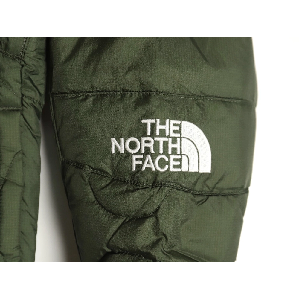 The North Face colorblock print zipup hooded down jacket,Cheap Replica Reps The North Face