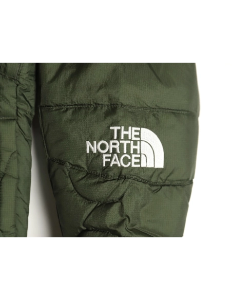 The North Face colorblock print zipup hooded down jacket,Cheap Replica Reps The North Face