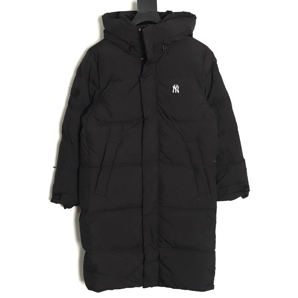 MLB small logo embroidered long thick down jacket TSK1,Cheap Replica Reps MLB